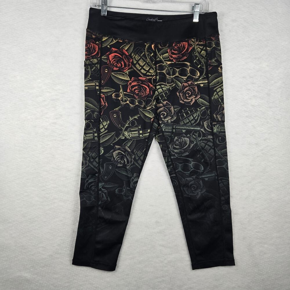 CVG Constantly Varied Gear Leggings Womens Size Large Black Workout Squats
